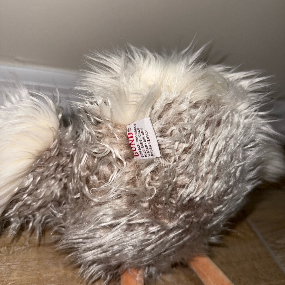 GUND Ostrich Plush Stuffed Animal – Long Legs Fuzzy Bird Toy – Rare Retired - Picture 3 of 3